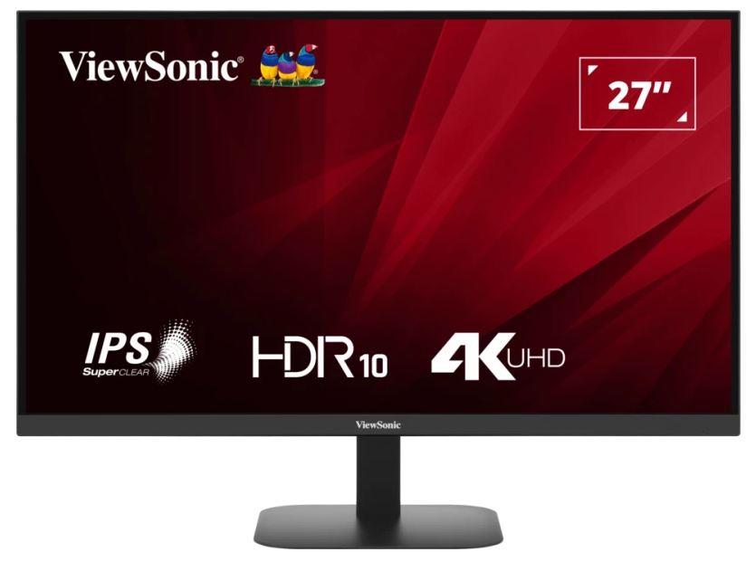 LCD Monitor|VIEWSONIC|VA2708-4K-HD|27"|Panel IPS|3840x2160|16:9|60 Hz|Matte|4 ms|Tilt|Colour Black|VA2708-4K-HD