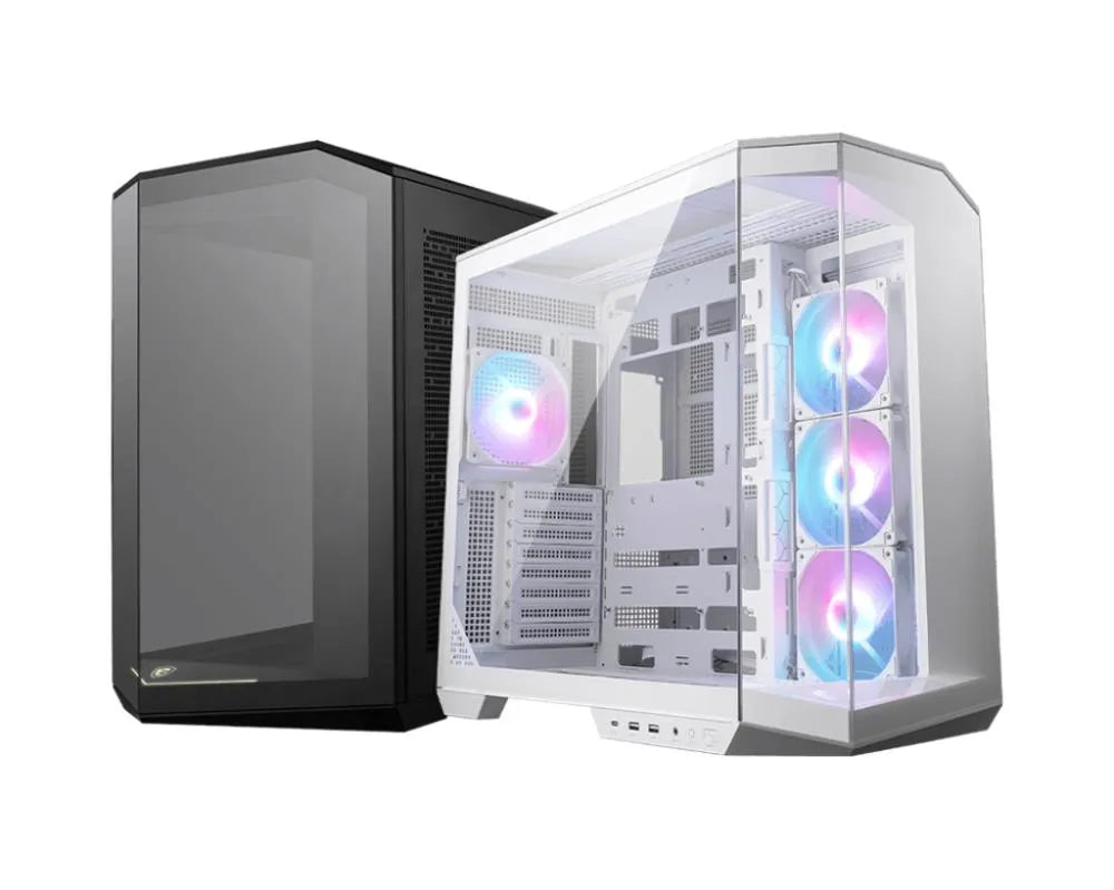 Case|MSI|MAG PANO 100R PZ|MidiTower|Case product features Transparent panel|ATX|MicroATX|MiniITX|Colour White|MAGPANO100RPZWHITE