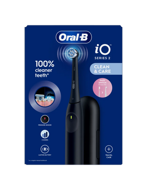 Oral-B Electric Toothbrush | iO2i | Rechargeable | For adults | Number of brush heads included 1 | Number of teeth brushing modes 3 | Night Black