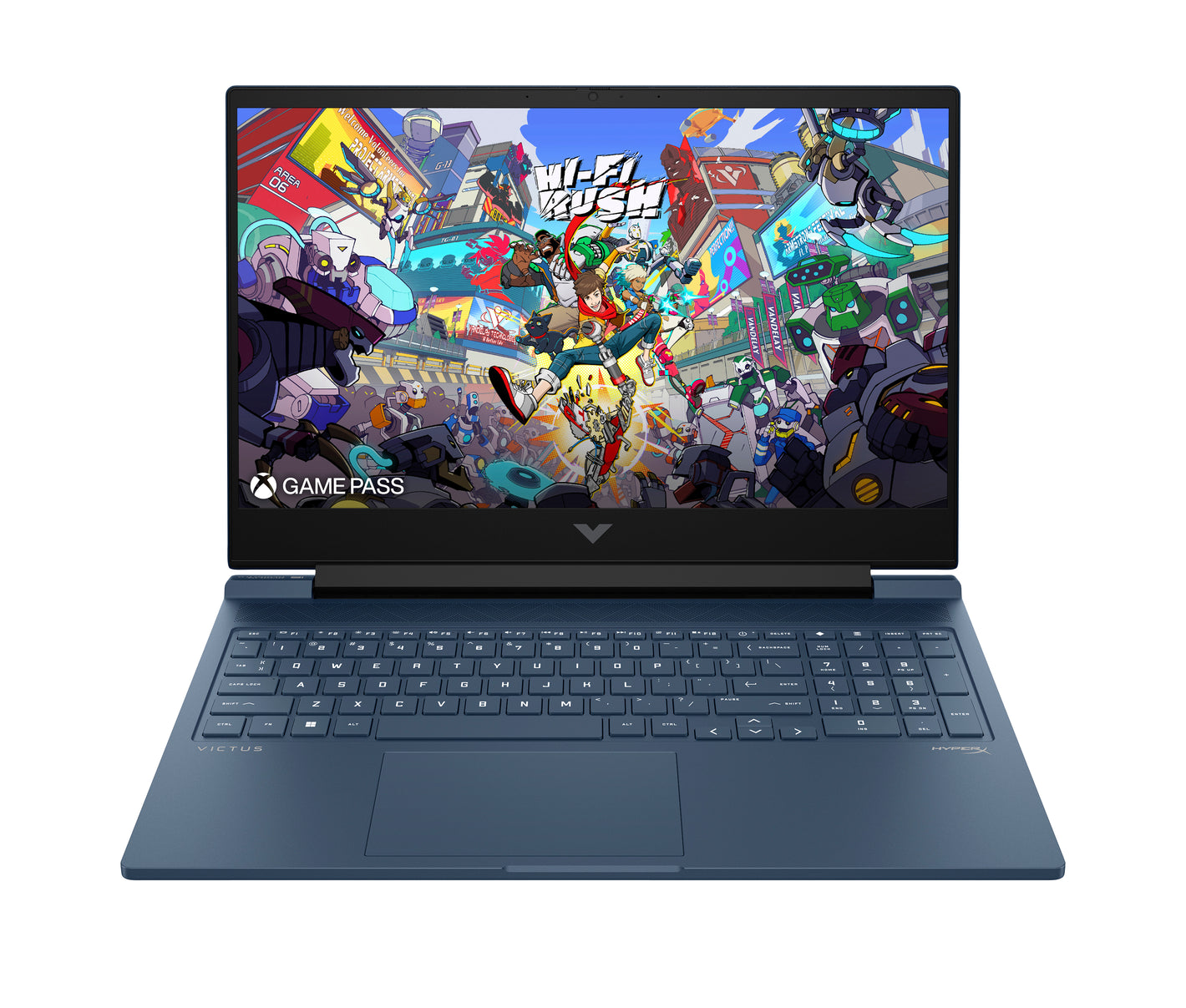 Victus by HP Gaming Laptop 16-s1002ny - Ryzen 5 8640H, 16GB, 1TB SSD, 16.1 FHD 300-nit 144Hz AG, GeForce RTX 4060 8GB, 1080p cam, US backlit keyboard, 70Wh, Performance blue, Win 11 Home, 1 years