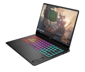 OMEN by HP Transcend Gaming Laptop 14-fb0001ny - Ultra 7-155H, 16GB, 1TB SSD, 14" 2.8K 400-nit 120Hz OLED HDR 500, GeForce RTX 4060 8GB, 1080p IR cam, US RGB backlit keyboard, 71Wh, Shadow Black, Win 11 Home, 1 years