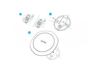 ZYXEL T-BAR CEILING CLIPS FOR CEILING MTHUNT ZYXEL  AP -  5 SETS FOR AX SERIES