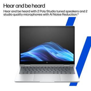 HP EliteBook 8 Flip G1i 13 - Ultra 7-255U, 32GB, 512GB SSD, 13.3 WUXGA Privacy Touch AG, 5MP IR cam, WWAN-ready, Smartcard, FPR, US backlit keyboard, 62Wh, Win 11 Pro, 3 years