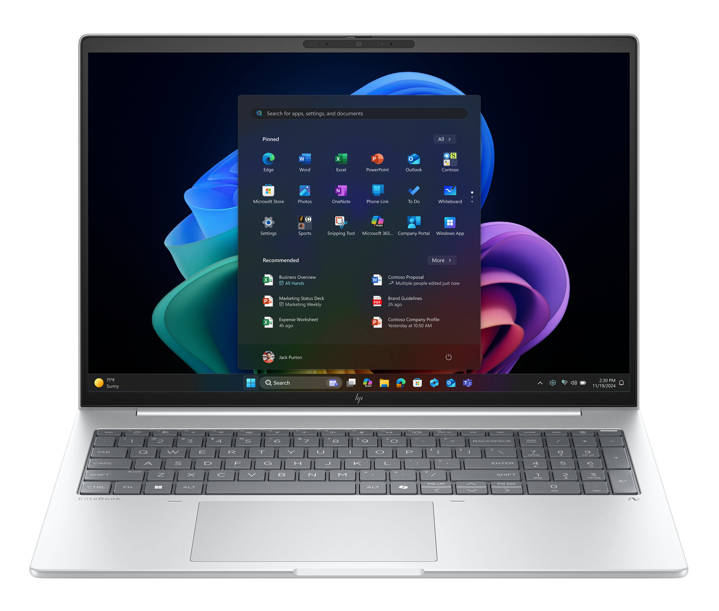 HP EliteBook 8 G1a AI 16 - Ryzen AI 5 340, 16GB, 512GB SSD, 16 WUXGA 300-nit AG, 5MP IR cam, WWAN-ready, Smartcard, FPR, US backlit keyboard, Glacier Silver, 77Wh, Win 11 Pro, 3 years