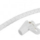 NEOMOUNTS SPIRAL CABLE WRAP, Ø15 MM., MULTIPLE CABLES, WHITE