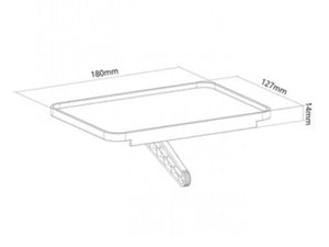 NEOMOUNTS BY NEWSTAR UNIVERSAL MULTIMEDIA SHELF WIDTH 18CM