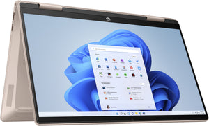 HP Pavilion x360 2-in-1 Laptop 14-ek2000ny - Core 5-120U, 16GB, 512GB SSD, 14 FHD 300-nit Touch, 5MP cam, US backlit keyboard, 43Wh, Pale golden rose, Win 11 Home, 1 years