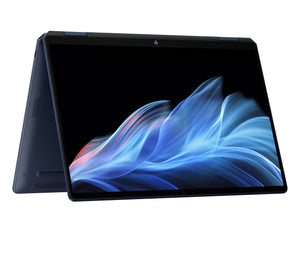 HP OmniBook Ultra Flip x360 2-in-1 Laptop AI 14-fh0053ny - Ultra 5-226V, 16GB, 1TB SSD, 14 3K 400-nit 120Hz OLED HDR 500 Touch, 9MP IR cam, FPR, US backlit keyboard, 64Wh, Atmospheric blue, Win 11 Home, 1 years