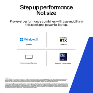 HP ZBook 8 G1i 14 - Ultra 7-255H, 32GB, 1TB SSD, NVIDIA RTX 500 Ada 4GB, 14 WUXGA 400-nit AG, 5MP IR cam, WWAN-ready, Smartcard, FPR, US backlit keyboard, 77Wh, Win 11 Pro, 3 years