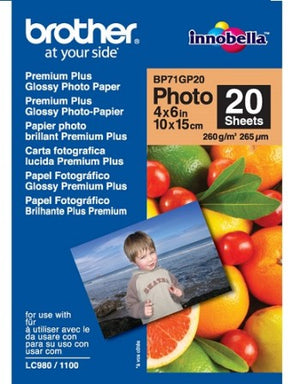 BROTHER PREMIUM PLUS GLOSSY PAPER 10X15