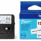 BROTHER BTAG-131 BTAG131 12MM BLACK ON CLEAR TAPE