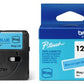 BROTHER BTAGL33 12MM BLUE ON LIGHT BLUE TAPE