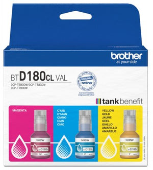 BROTHER BTD180CLVAL VALUE PACK CMYK 1X7600P+3X5000P