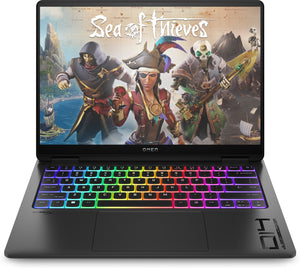 OMEN by HP Transcend Laptop 14-fb1000ny - Ultra 9-285H, 32GB, 2TB SSD, 14 3K 400-nit 120Hz OLED HDR 500 AG, GeForce RTX 5070 8GB, 1080p IR cam, US RGB backlit keyboard, 71Wh, Shadow black, Win 11 Home, 1 years