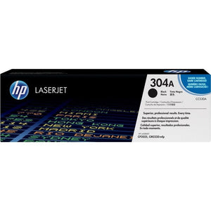 HP 304A Black Laser Toner Cartridge, 3500pages, for HP Color LaserJet CP2025, CM2320