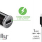 CELLY TURBO CAR CHARGER+TYPE-C CABLE