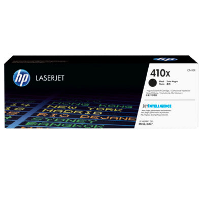 HP 410X High Capacity Black Lase Toner Cartridge, 6500 pages, for HP LaserJet Pro M452, LaserJet Pro M477