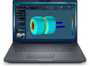 DELL Pro Max 18 Plus/Ultra 7 265HX/1x16GB/1TB SSD/18" QHD+ 500nit/RTX PRO 2000 Blackwell 8GB/FngPrint+Smart Card/FHD RGB Cam/Mic/WLAN/EST Backlit Kb/6 Cell/W11Pro/3yrs Onsite