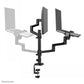 NEOMOUNTS LAPTOP + SCREEN DESK MOUNT (CLAMP+GROMMET)