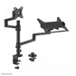 NEOMOUNTS LAPTOP + SCREEN DESK MOUNT (CLAMP+GROMMET)