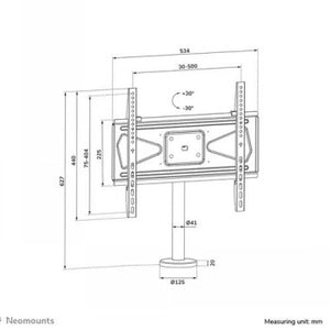 NEOMOUNTS TV DESK MOUNT 32-55” (GROMMET)