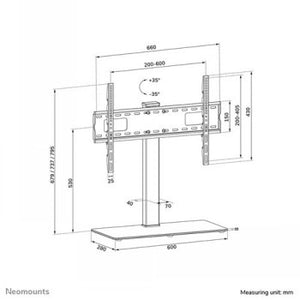 NEOMOUNTS TV DESK STAND 37-70” (BASE)