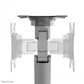 NEOMOUNTS DS70-250SL1 FULL MOTION MONITOR ARM DESK MOUNT FOR 17-35" SCREENS - SILVER