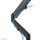NEOMOUNTS BY NEWSTAR GAS SPRING MOUNT (CLAMP/GROMMET)