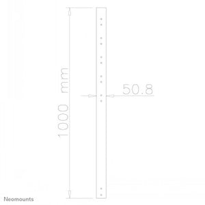 100 CM EXTENSION POLE FOR FPMA-C200BLACK/C400BLACK/PLASMA-C100BLACK - BLACK