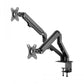 NEWSTAR FLAT SCREEN DESK MOUNT (STAND/GROMMET), BLACK