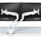 NEOMOUNTS BY NEWSTAR FLAT SCREEN DESK MOUNT (CLAMP / GROMMET) WHITE