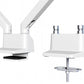 NEOMOUNTS BY NEWSTAR FLAT SCREEN DESK MOUNT (CLAMP / GROMMET) WHITE