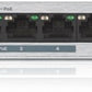 ZYXEL GS1005-HP, 5 PORT GIGABIT POE+ UNMANAGED DESKTOP SWITCH, 4 X POE, 60 WATT