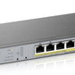 ZYXEL GS1350-6HP, 6 PORT MANAGED CCTV POE SWITCH, LONG RANGE, 60W, 802.3BT (1 YEAR NCC PRO PACK LICENSE BUNDLED)