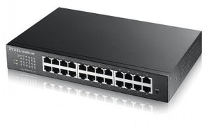 ZYXEL GS1900-24E V3, 24-PORT GBE L2 SMART SWITCH, DESKTOP, FANLESS