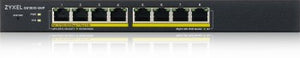 ZYXEL GS1900-8HP, 8-PORT GBE L2 POE SMART SWITCH, 802.3AT, DESKTOP, FANLESS, 70 WATT