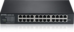 ZYXEL GS1915-24E, 24-PORT GBE SMART SWITCH, HYBRID MODE, STANDALONE OR NEBULAFLEX CLOUD, RACKMOUNT, FANLESS