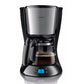 Philips Daily Collection Coffee maker HD7459/20 With glass jug With timer Black & metal