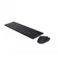 DELL PRO KEYBOARD AND MOUSE - KM5221W - US INTERNATIONAL (QWERTY) - BLACK