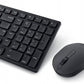 DELL PRO COMPACT SILENT KEYBOARD AND MOUSE - KM555 - US INTERNATIONAL (QWERTY)