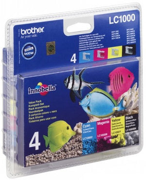 BROTHER VALUE PACK LC-1000BK /C/M/Y