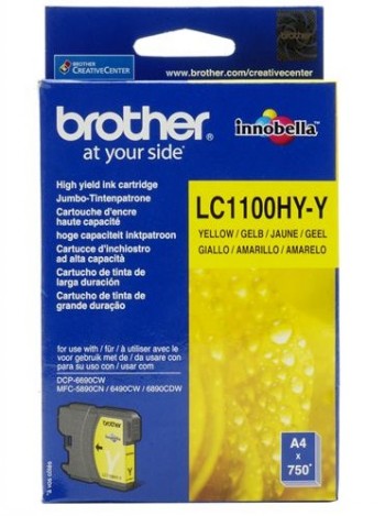 BROTHER LC-1100HYY TONER HIGH YELL. 750P