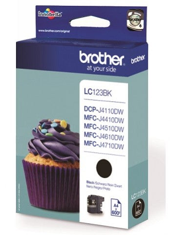 BROTHER LC-123BK TONER BLACK 600P
