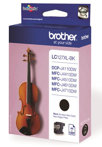BROTHER LC-127XLBK TONER HIGH BLK 1200P
