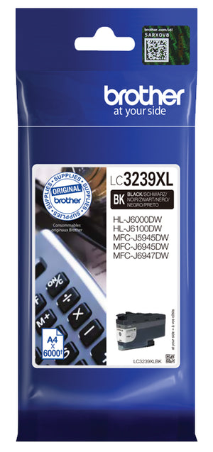 BROTHER LC3239XLBK TONER HIGH BLACK 6000