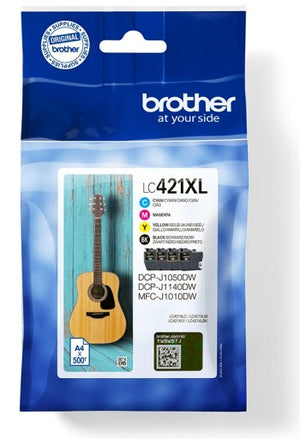 BROTHER LC421XL MULTIPACK BK,C,M,Y 500P