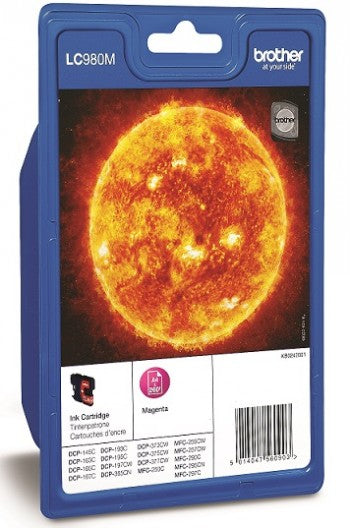 BROTHER LC-980M TONER MAGENTA 260P