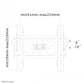 NEWSTAR FLAT SCREEN WALL MOUNT (TILTABLE) 22-40" BLACK