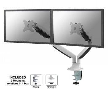 NEOMOUNTS FLAT SCREEN DESK MOUNT (10-32") DESK CLAMP/GROMMET