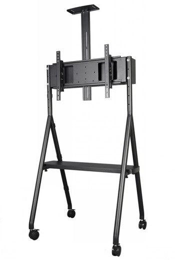 NEWSTAR MOBILE FLAT SCREEN FLOOR STAND (HEIGHT: 110 - 144 CM) 32-65" BLACK